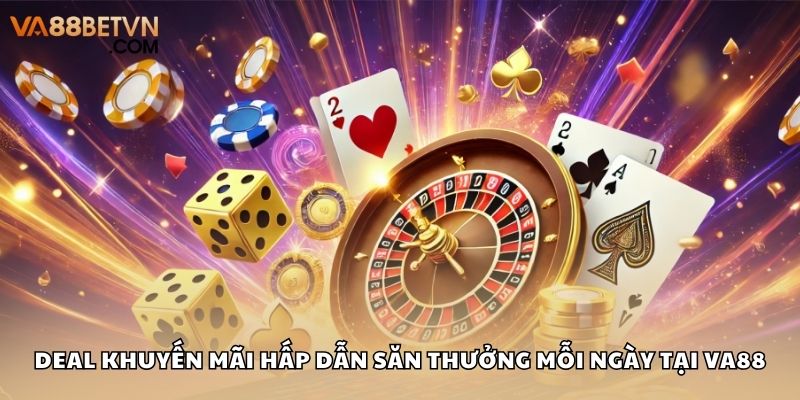 Deal khuyến mãi hấp dẫn săn thưởng mỗi ngày tại VA88