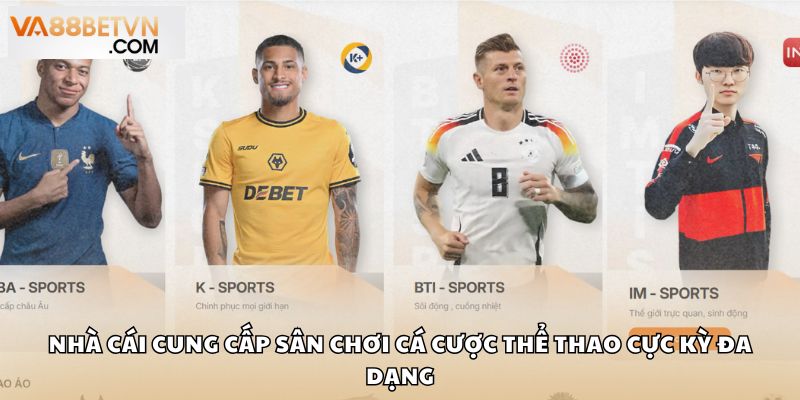 Nhà cái cung cấp sân chơi cá cược thể thao cực kỳ đa dạng